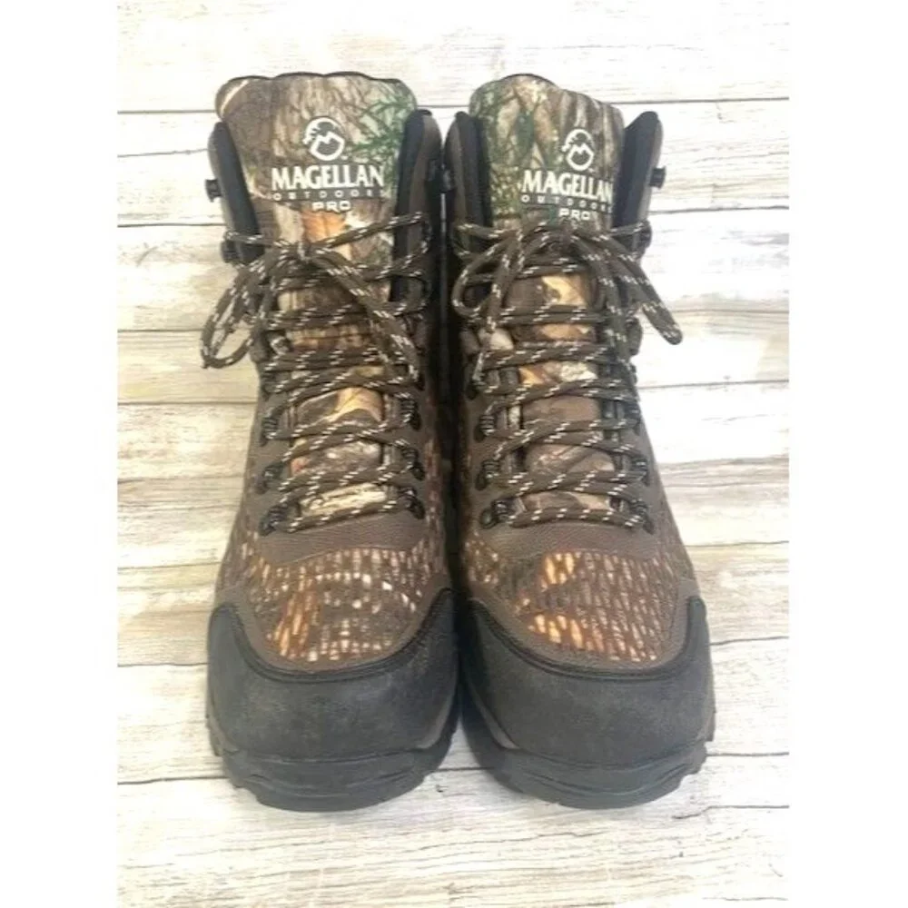 Magellan Outdoors Pro Hunting Boots Men's 10D Camouflage Lace-Up Waterproof